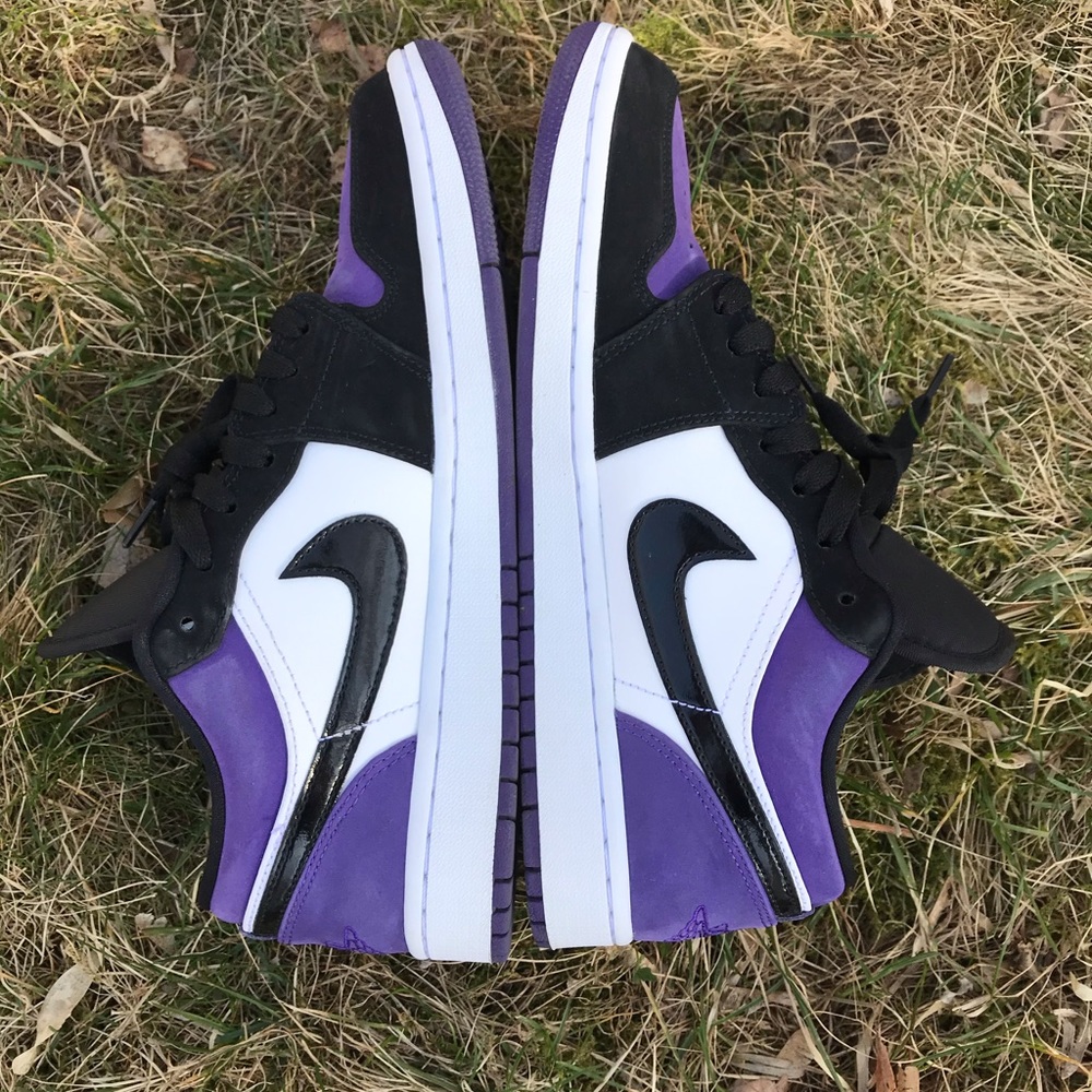 Jordan 1 low court purple